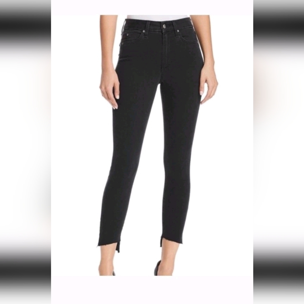 Joes Jeans Womens Black Flawless The Blondie Mid Rise Skinny Ankle Jean 30
